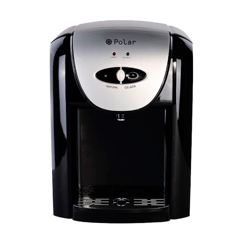 Purificador De Agua Eletrônico Polar Preto - Natural e Gelada