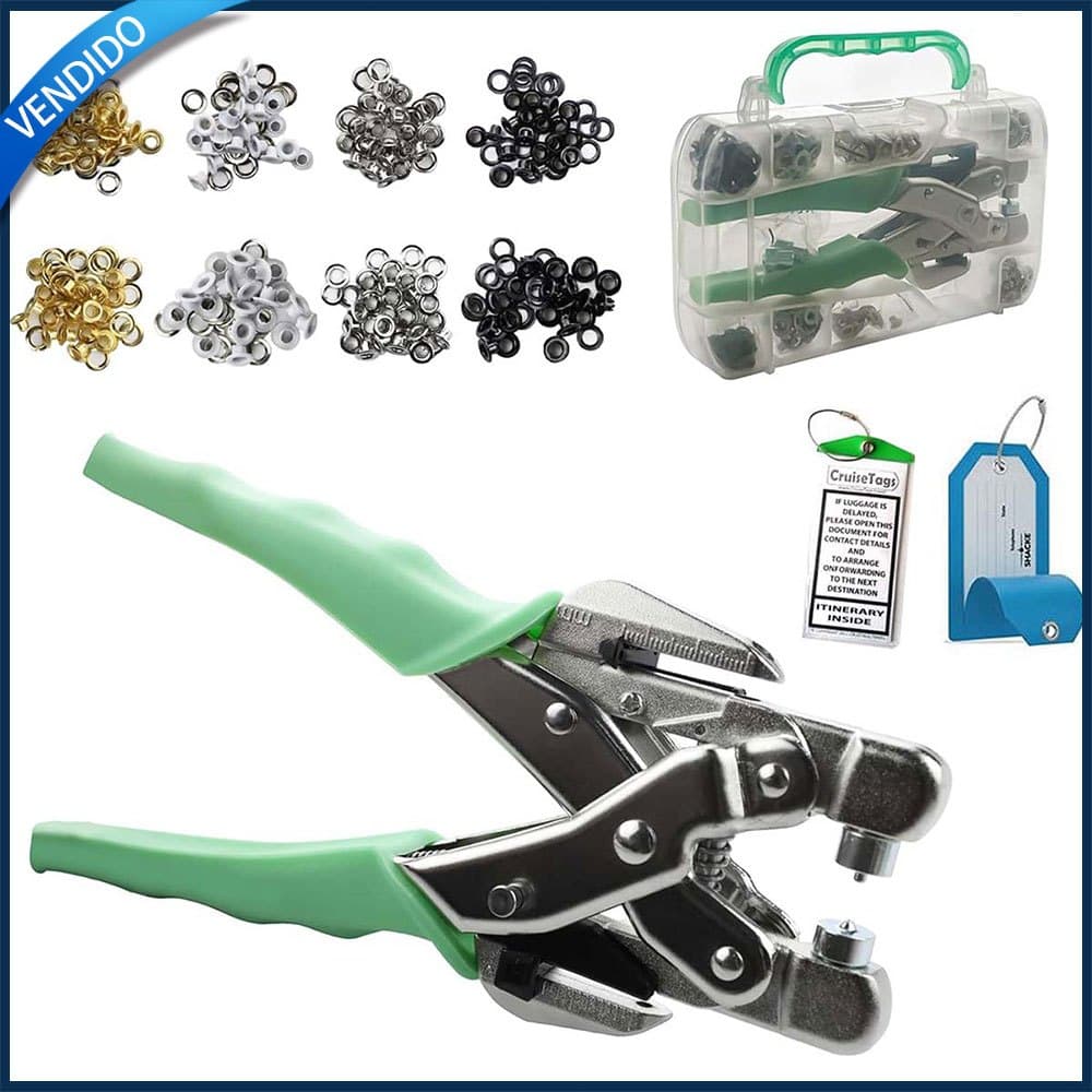 Ferramenta para perfurar ilhós, alicate para perfurar tecido e couro de 3 mm/5 mm, para tecido, couro, cintos e calçados
