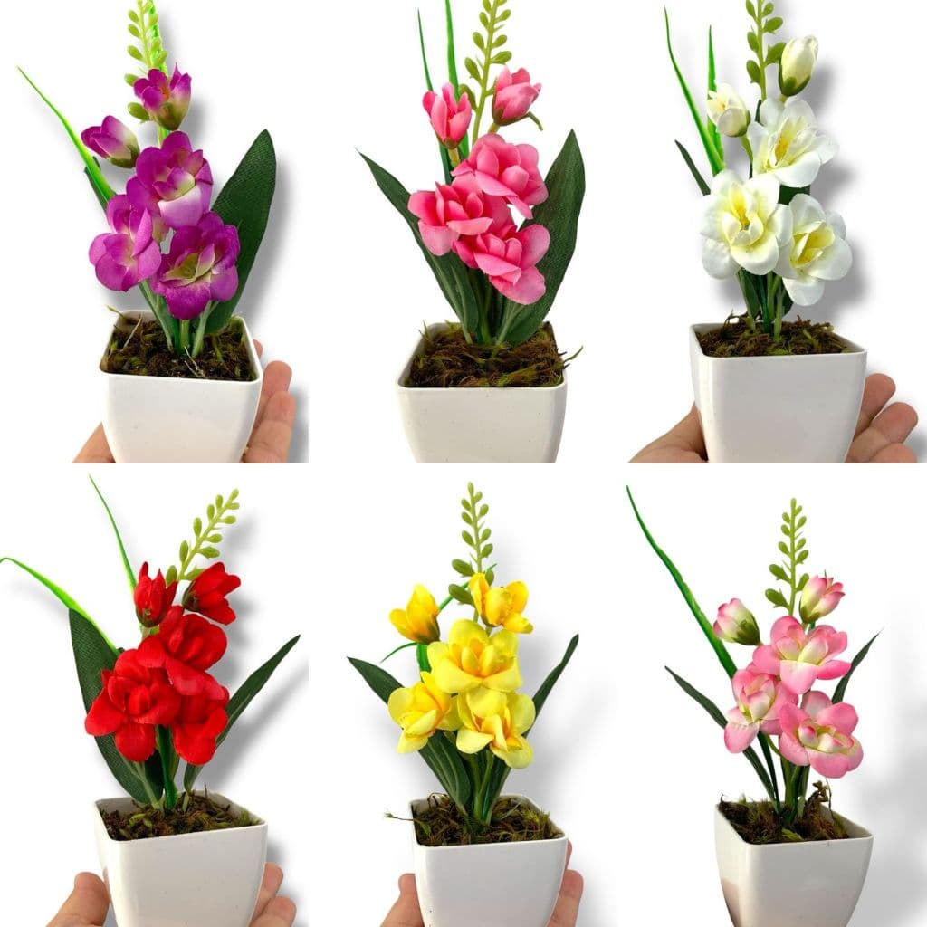 KIT COM 10 OU 20 MINI ARRANJOS DE FLORES PARA LEMBRANCINHAS / ANIVERSARIOS / CASAMENTOS / DECORAÇÃO