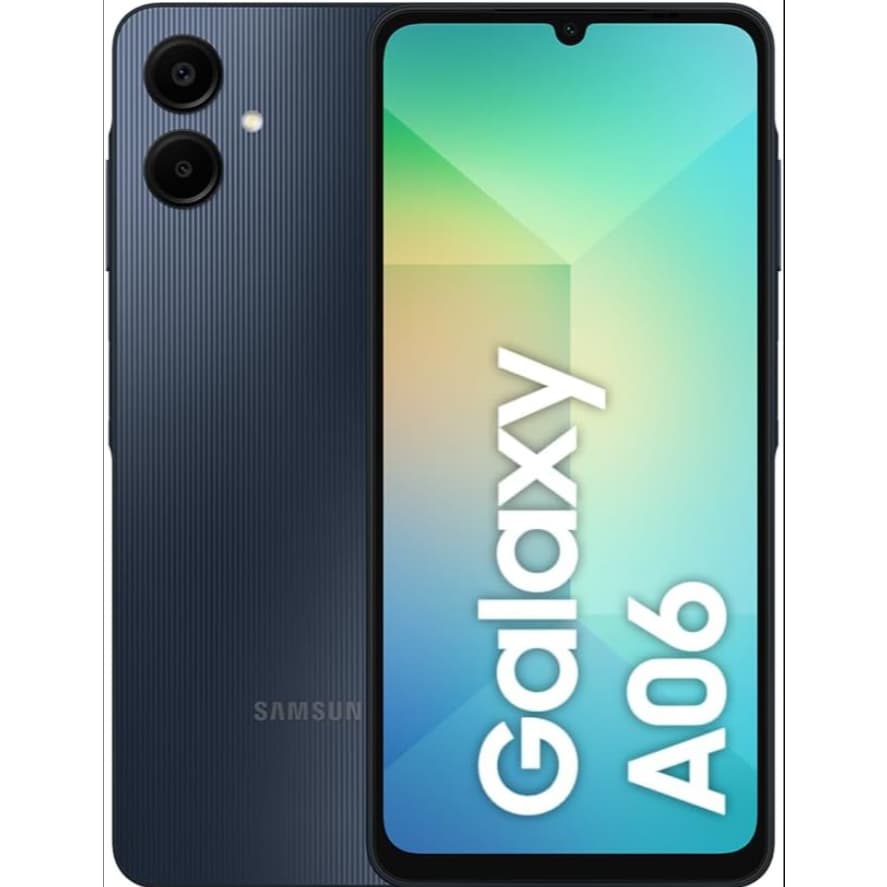 Samsung Galaxy A06 128GB 4GB RAM Azul Escuro com câmera dupla