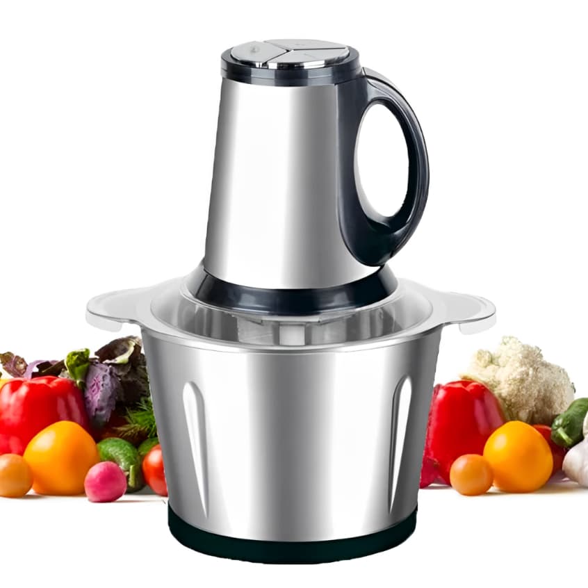 Triturador de Alimentos 1200W Legumes Processador de Carne Inox 3 Litros 110v e 220v