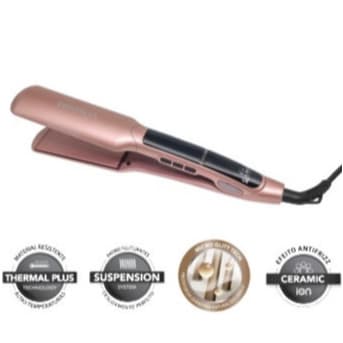 Prancha Chapinha de Cabelo X-Wide Keration Pro Gama Italy Bivolt Micro Glitt