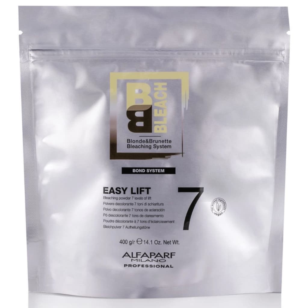 Pó Descolorante Alfaparf BB Bleach Easy Lift 7 Tons 400g Clareia Nutre e Evita Tons Indesejados