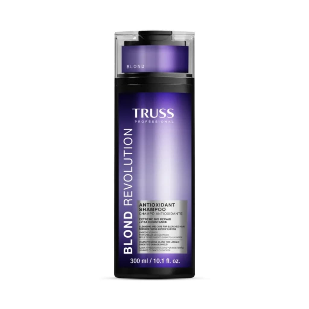 Shampoo Truss Blond Revolution 300ml Matizador Desamarelador Loiros e Grisalhos