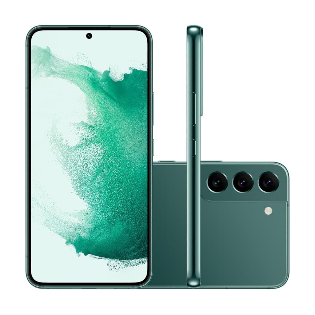 Samsung Galaxy S22 128GB 8GB RAM 6.1'' câmera 50MP revisado, cor verde esmeralda