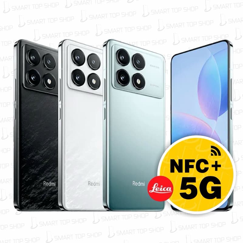 Xiaomi 14T Dual SIM 512 GB 12 GB RAM 5G, três versões: preto, branco e ciano, com quatro câmeras traseiras e logotipo Xiaomi, tela curva, logotipo Leica, selo NFC + 5G.