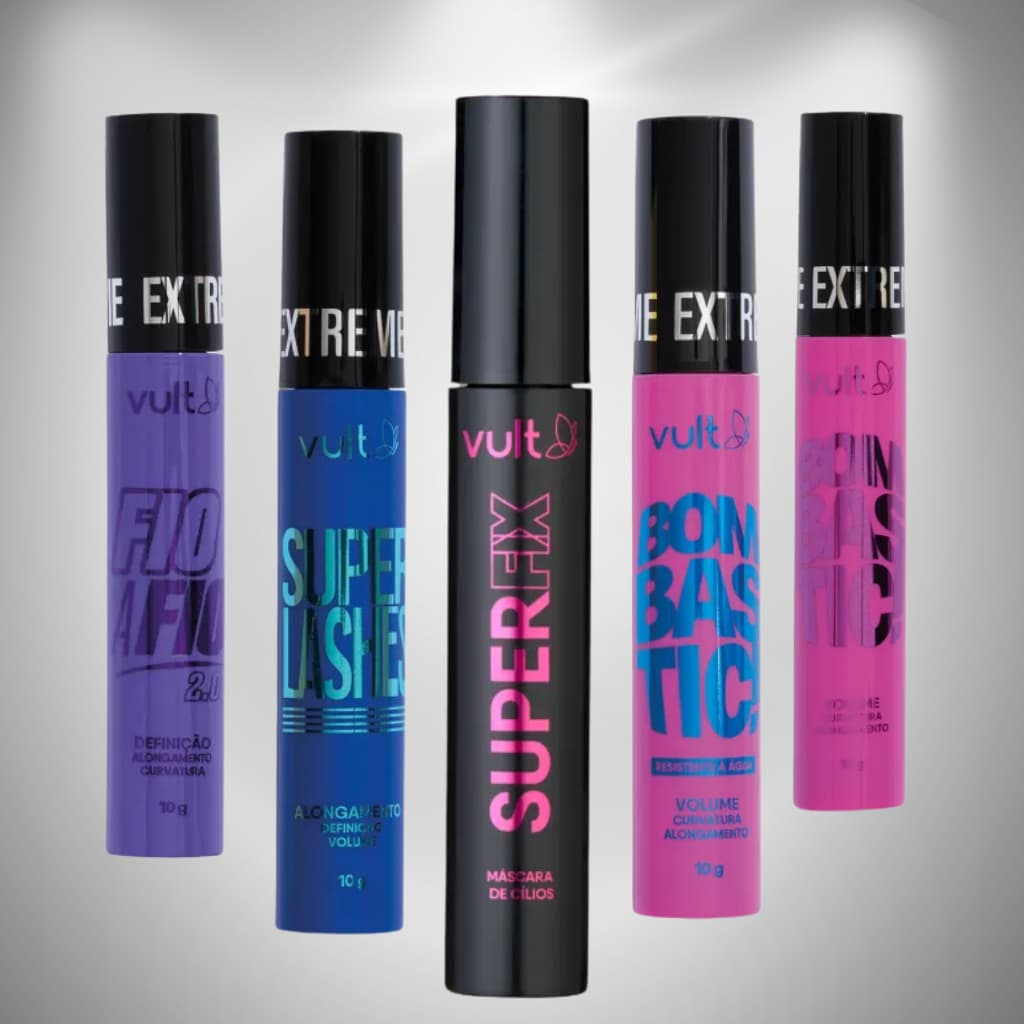 Máscaras para Cílios Vult - Bombastic/Super Lashes/Super Fix/Fio a Fio