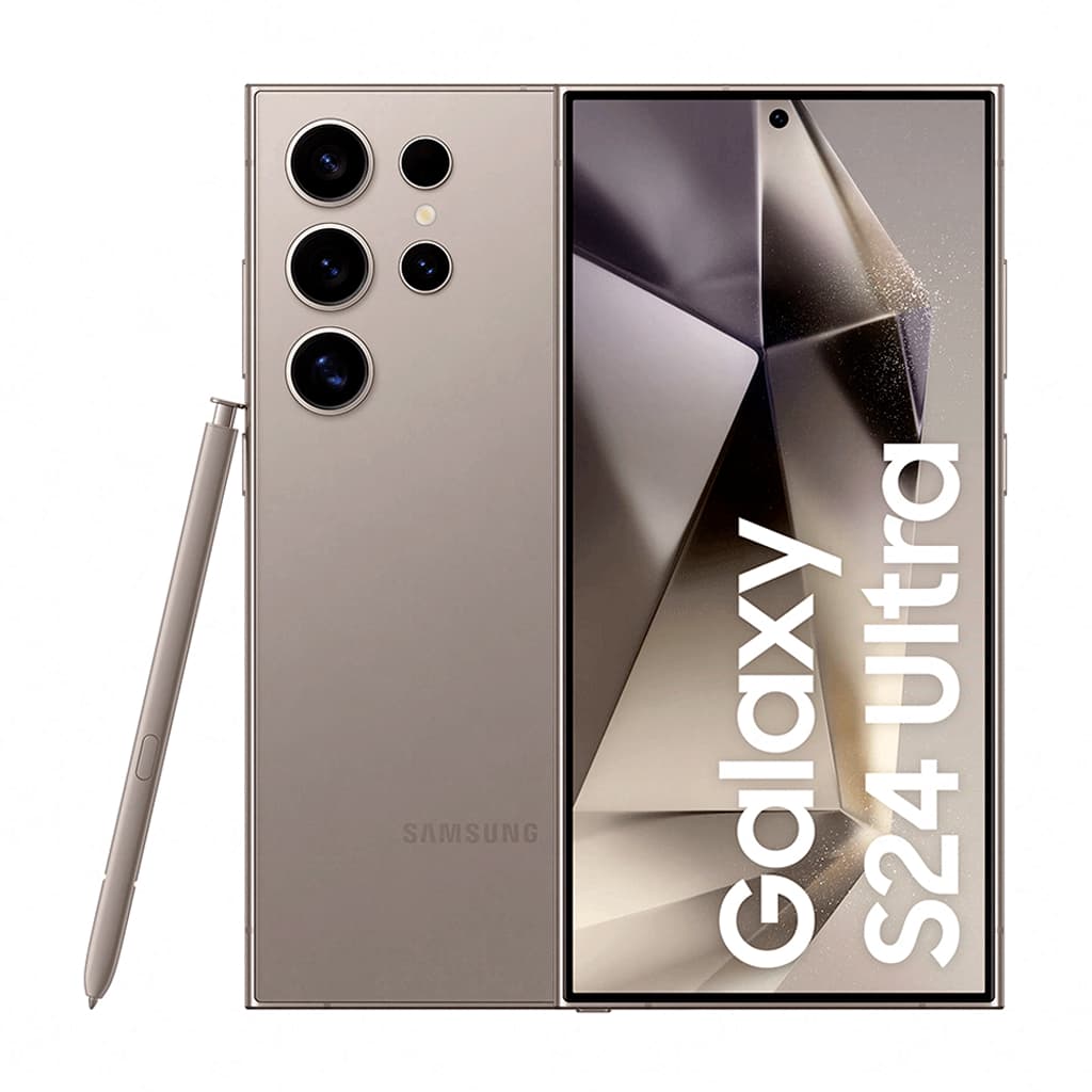 Samsung Galaxy S24 Ultra 5G 256GB Titanium com câmera quádrupla e S Pen