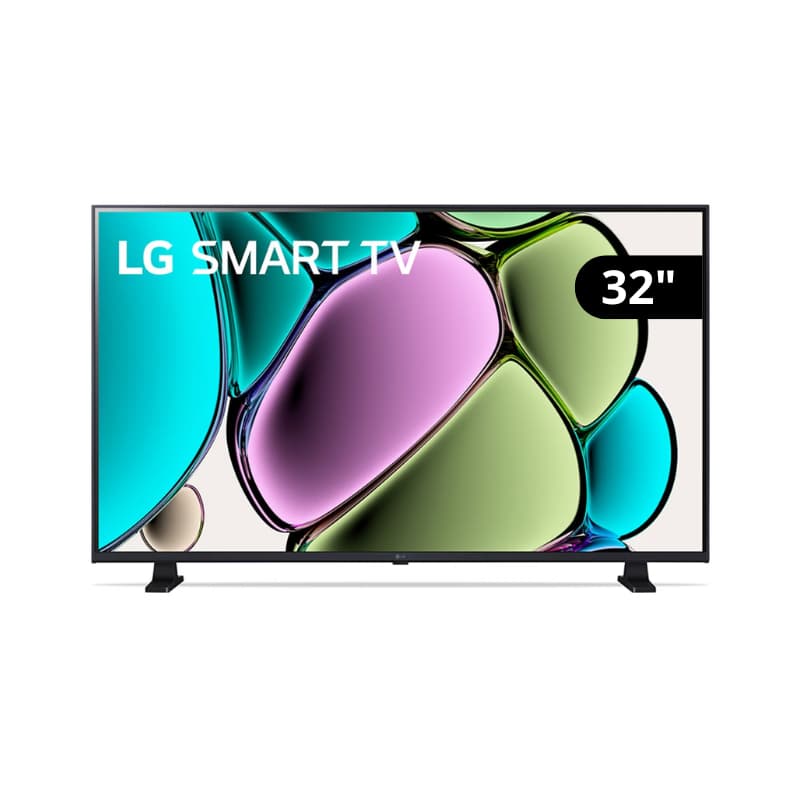 Smart TV LG 32 polegadas LED HD com tela multicolorida