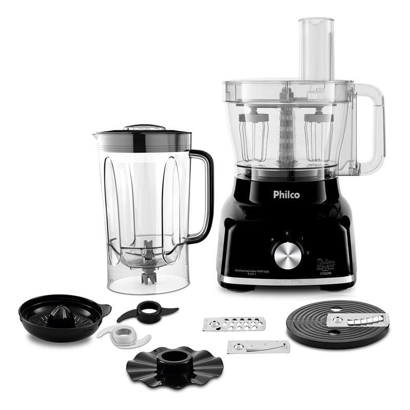 Multiprocessador Philco 9 em 1 - 2 Velocidades 1700W (PMP1600)