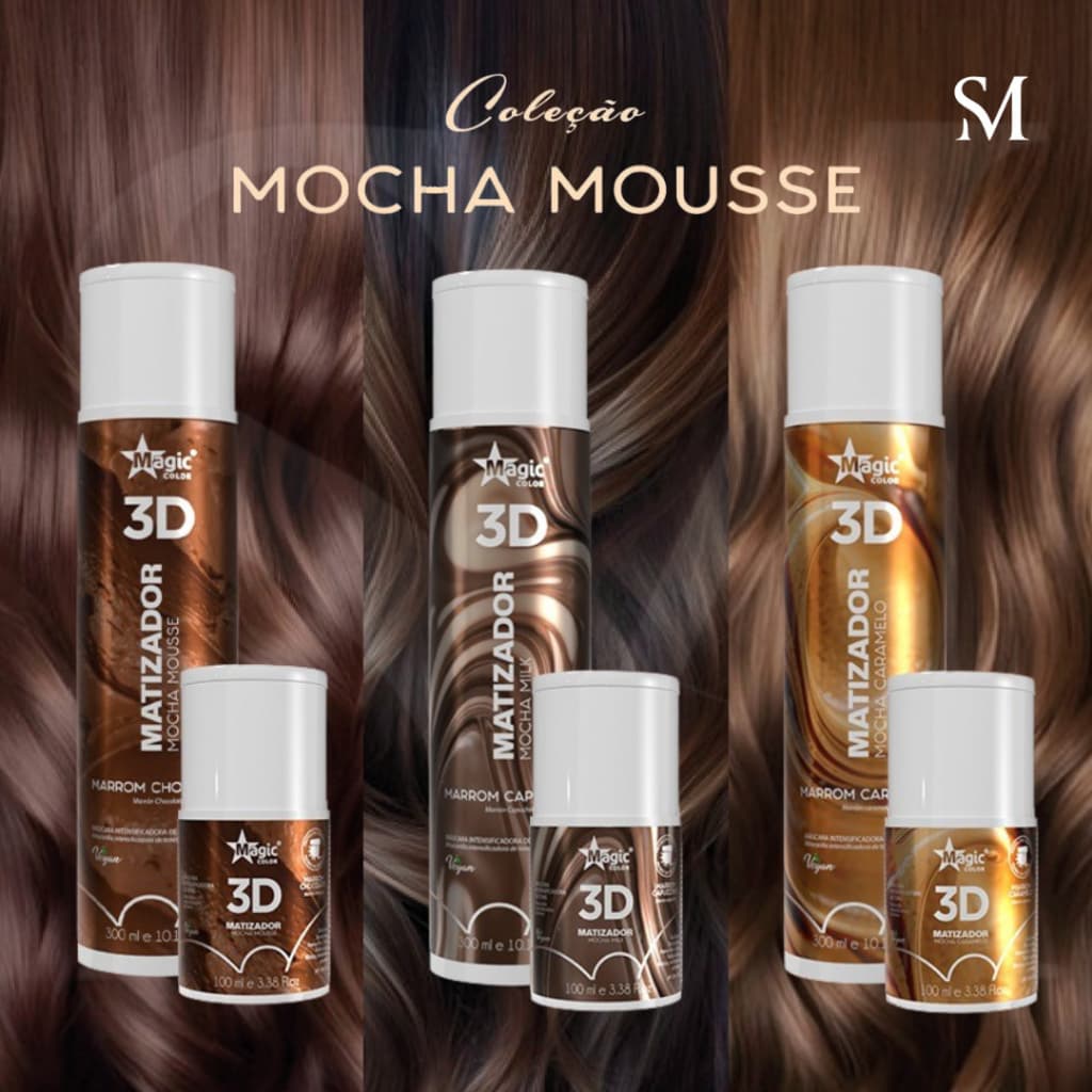 Matizador Mocha Mousse Magic Color Morena Capuccino Chocolate Caramelo Original
