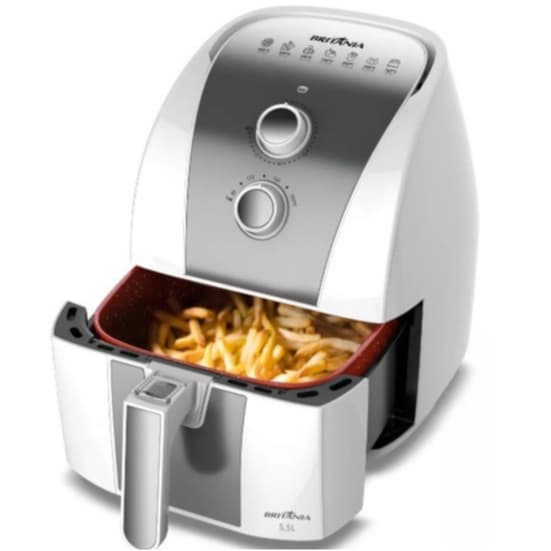 Fritadeira Elétrica Air Fryer Redstone 5,5 Litros Sem Óleo Britânia BAF52 Branca