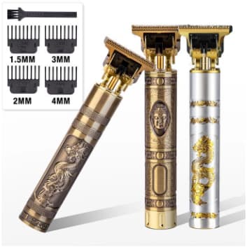 EléTrica Máquina De Cortar Cabelo Sem Fio Profissional Aparador Barbeiro RecarregáVel Maquininha De Barbear