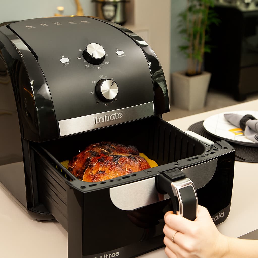 Air Fryer 8 Litros – Grande, Digital e Saudável para Toda a Família
