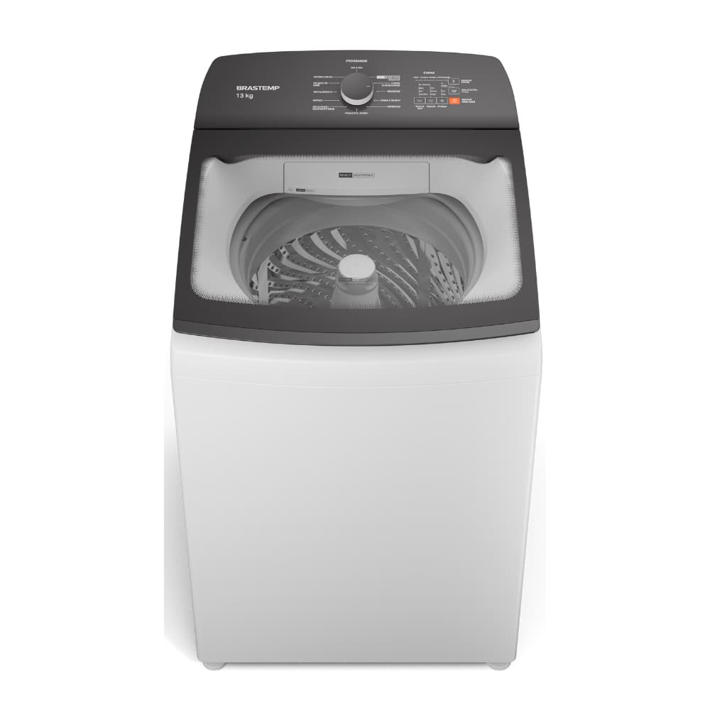 Lavadoras de Roupas Automática Brastemp 13Kg BWK13AB Ciclo Tira Manchas Branca