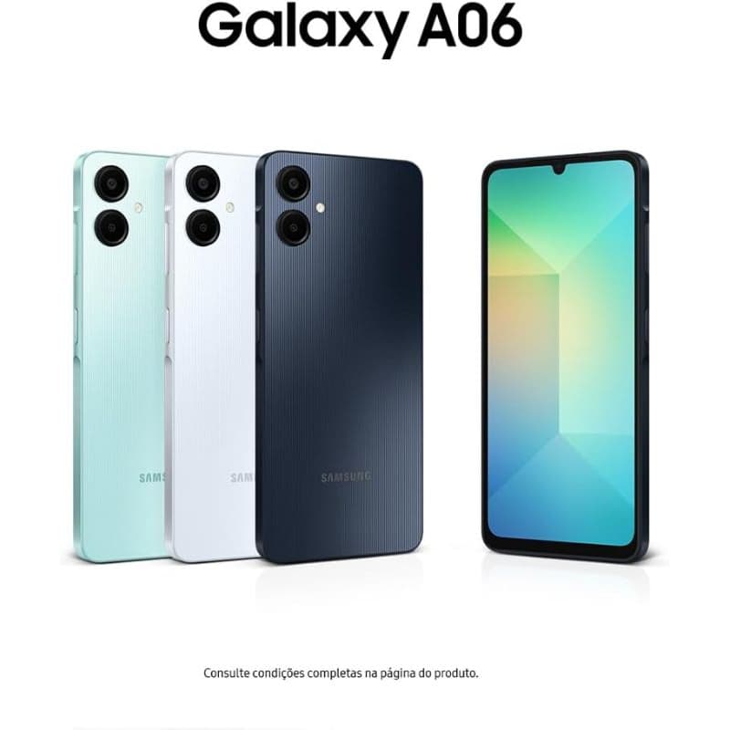 Celular Samsung Galaxy A06, 128GB, 4GB RAM