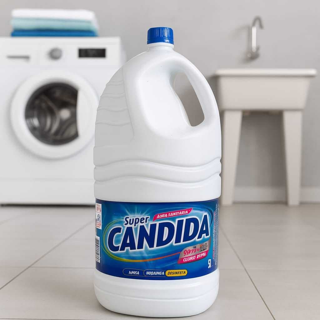 Agua Sanitária Super Candida 5l limpeza Profunda Lavanderia Promoção