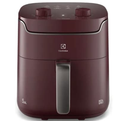 Fritadeira Elétrica Air Fryer Sem Óleo Electrolux Rita Lobo 5,6L Vermelha Escura Eficient 110V 220V