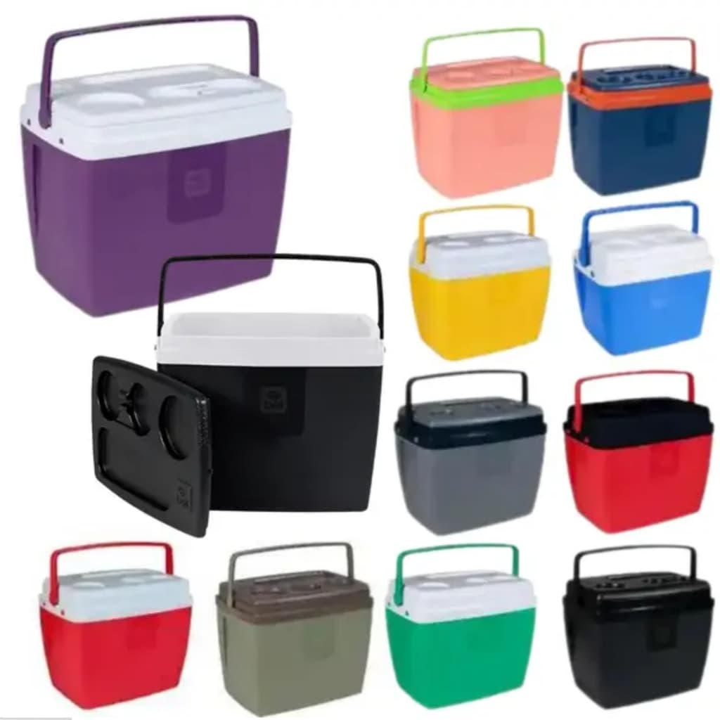 Caixa Termica Cooler 19 Litros Praia Camping Pesca. Cabe 26 latinhas. Culer, Coller.