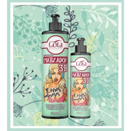 GOTA DOURADA MATIZADOR 3D PEROLA LOIROS LUMINOSOS