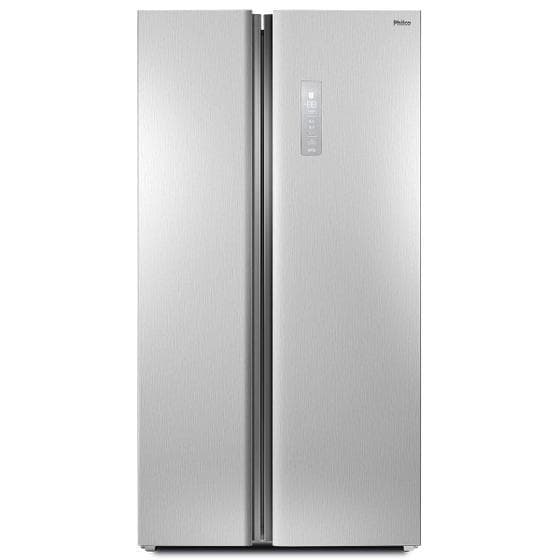 Geladeira Philco 489 Litros Prf504i Side By Side Inverter Inox