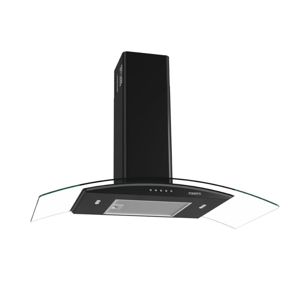 Coifa de Parede Clean 90cm Vidro, Sucção Silenciosa, 3 Velocidades, Led, Função Exaustor e Depurador