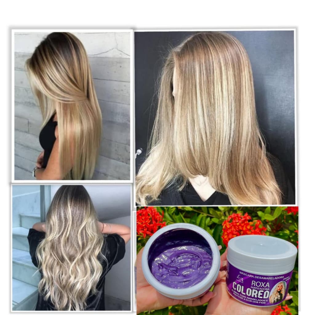 Máscara Matizadora e Tonalizante Loiros 300g La Cosméticos Sem Amônia