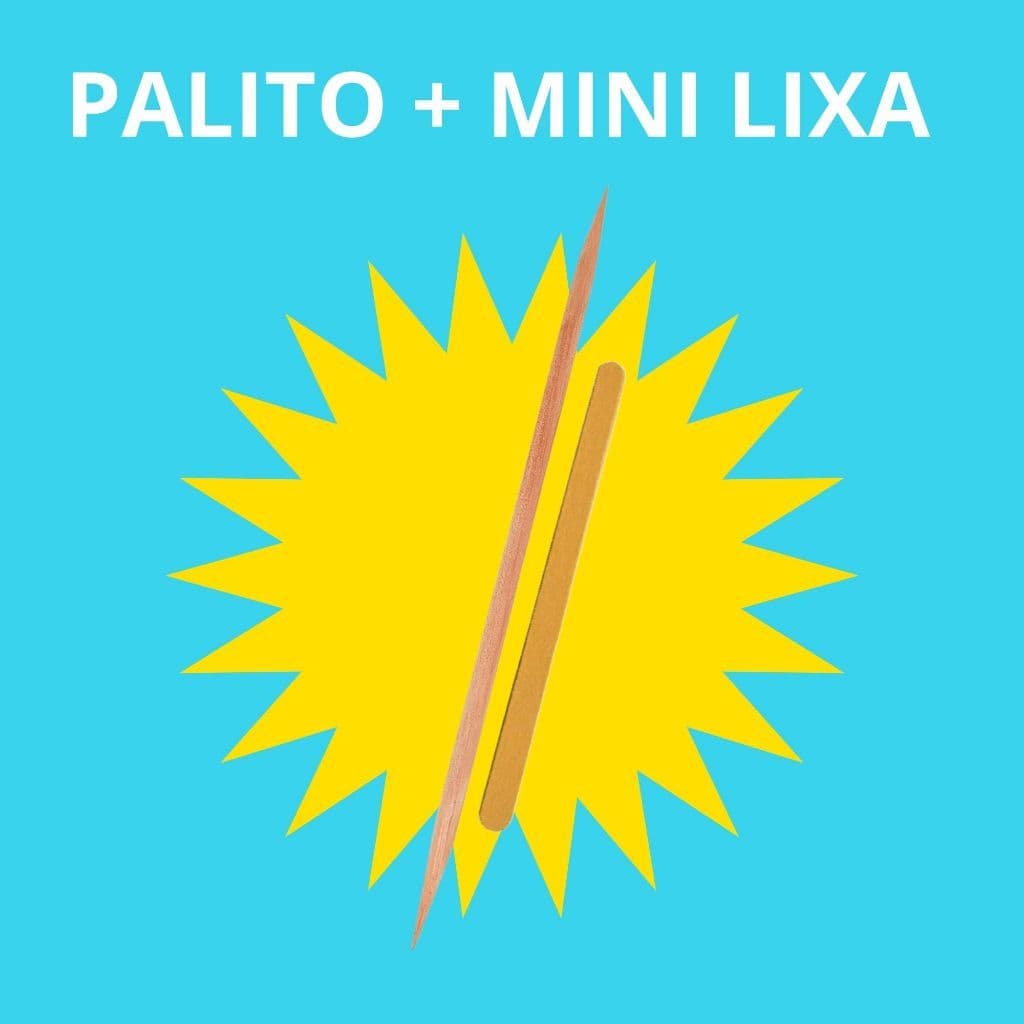 Mini Lixa de Unha + Palito de Unha Tratamento