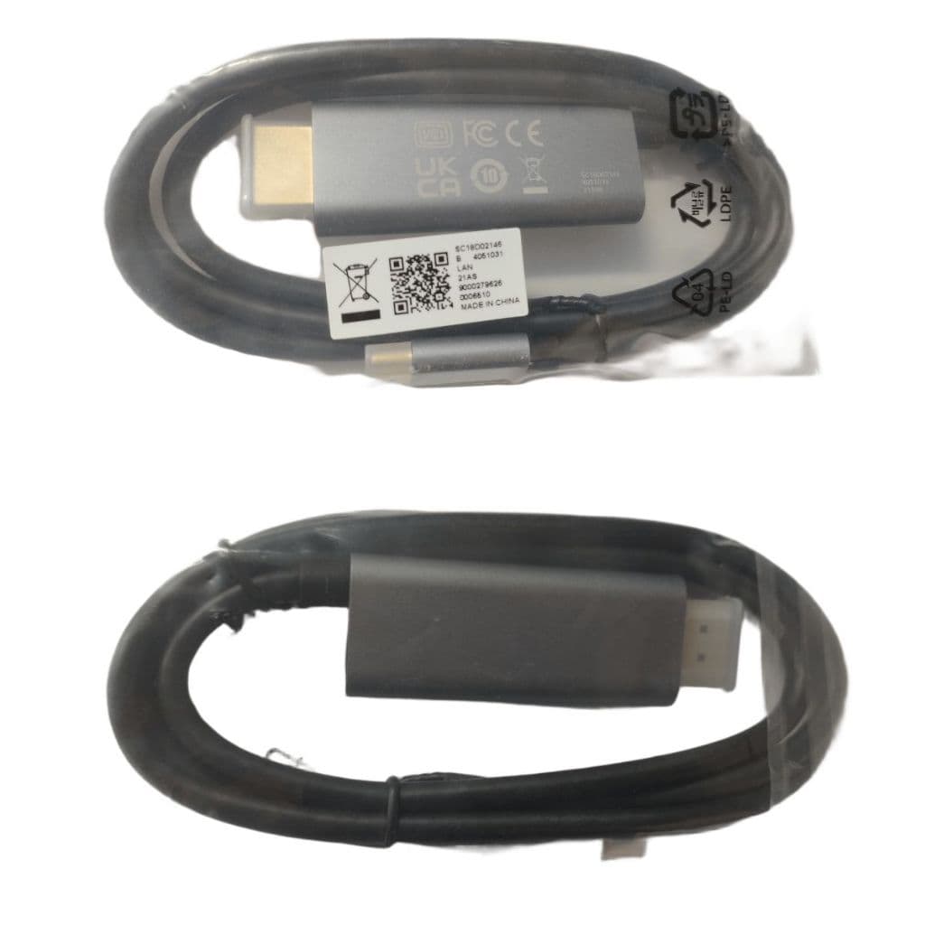 Cabo HDMI compatível com Motorola Moto G100 e Moto Edge 20 Pro, novo, nacional, preto com conector HDMI dourado e USB Type-C