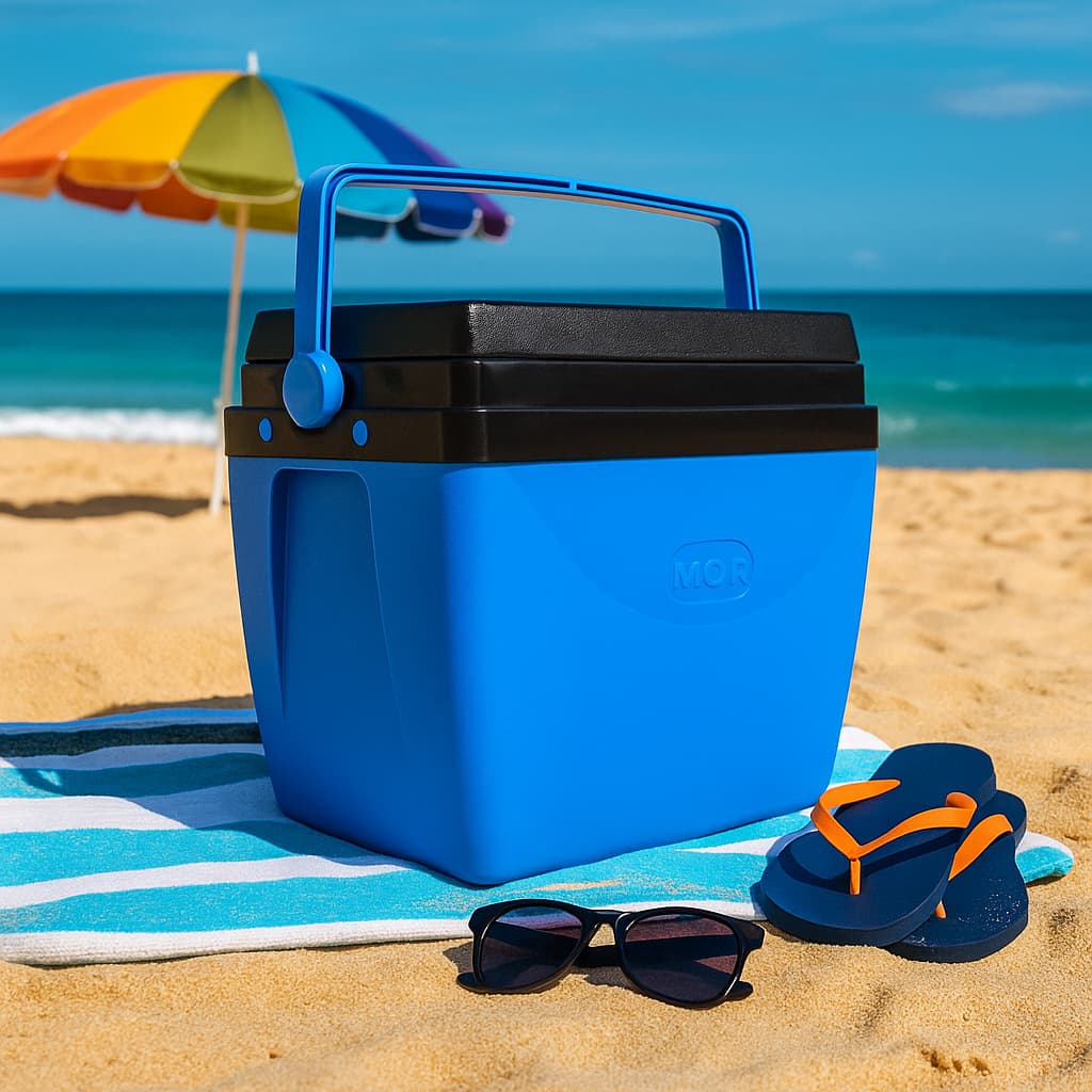 Caixa Térmica Cooler Com alça 18 Litros comporta 24 Latas de 350ml Mor