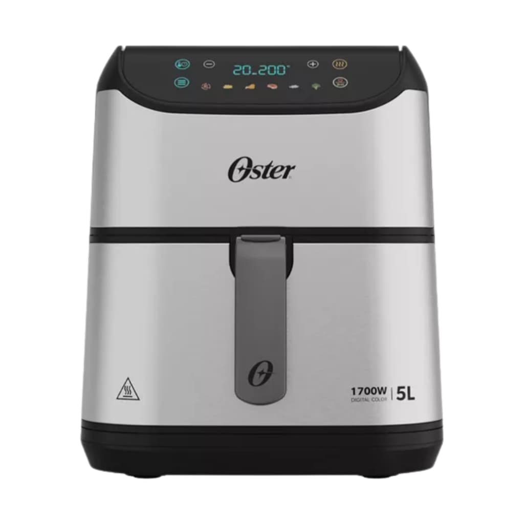 Fritadeira Airfryer Oster OFRT930 5 Litros Inox - 1700W