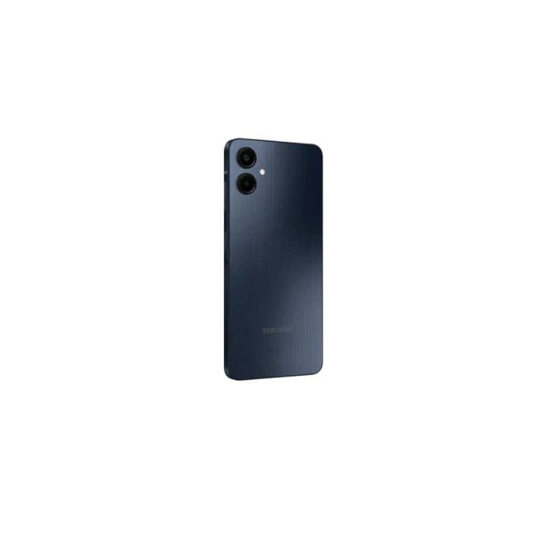 Visão traseira do Samsung Galaxy A06 128GB 4GB RAM em azul escuro
