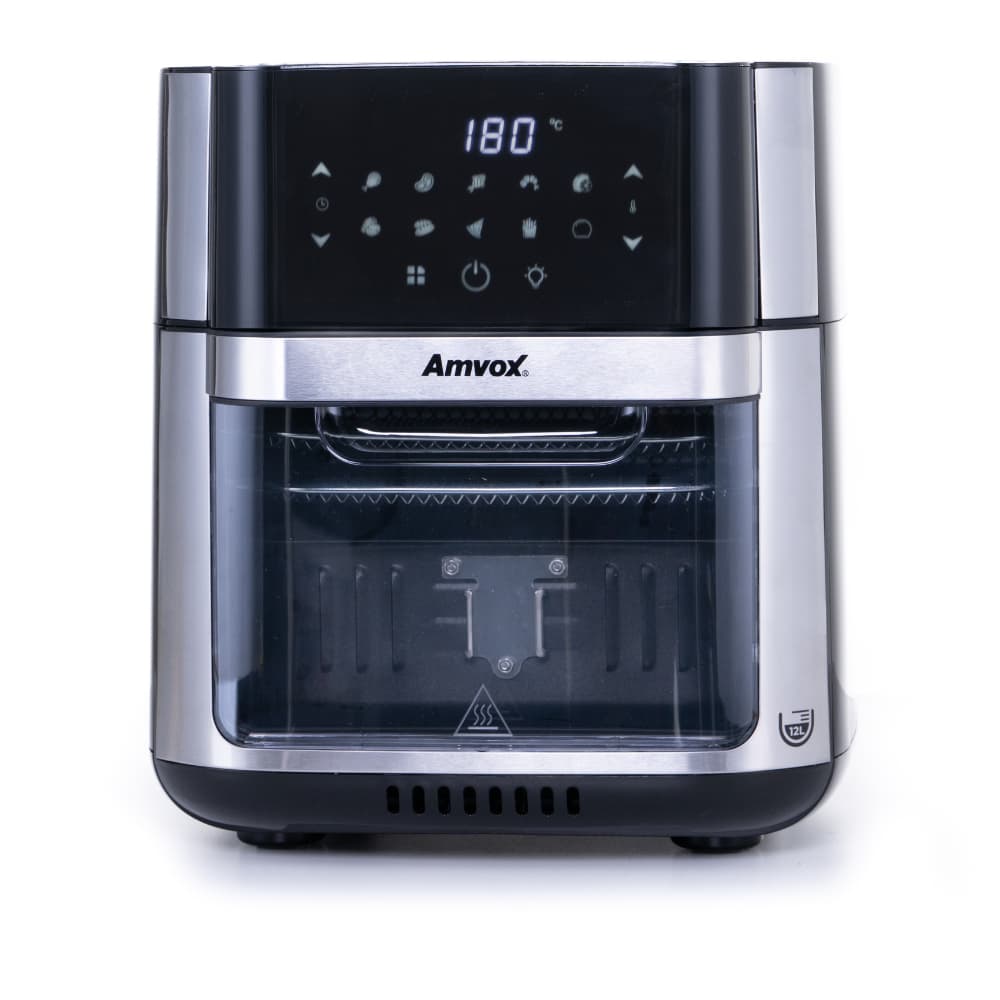 Fritadeira elétrica sem óleo Amvox ARF 1412 Oven 12L com visor LED