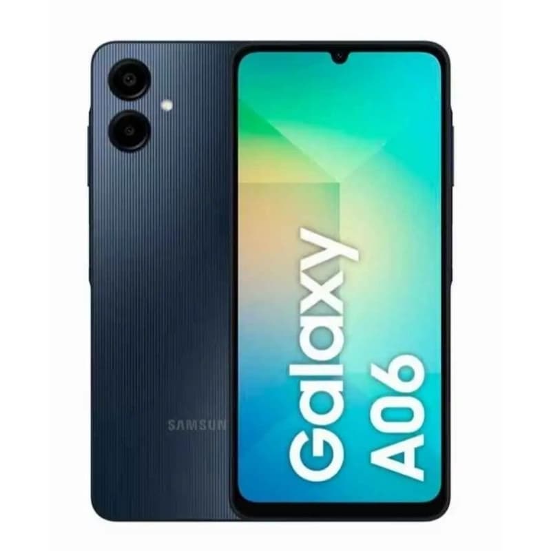 Smartphone Samsung Galaxy A06 Azul 4G 128GB 4GB RAM Tela 6,7" Processador Octa-Core