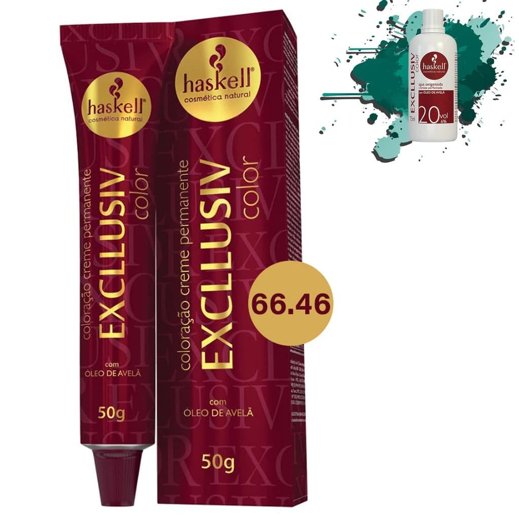 Coloração Profissional 66.46 Vermelho Especial Cereja Excllusiv Color Haskell