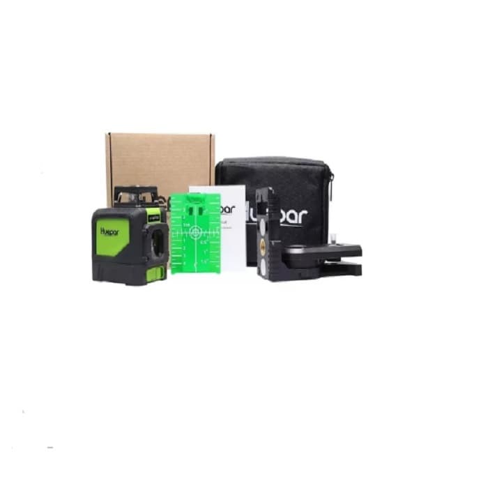 Kit nível laser autonivelante Huepar 901cg com feixe verde 360 graus