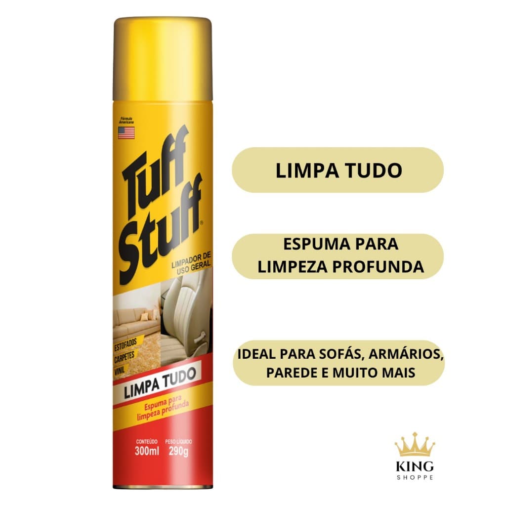 Limpa Tudo Tuff Stuff Espuma Mágica Limpeza Profunda Limpador de Sofá Carpetes Estofados Higieniza