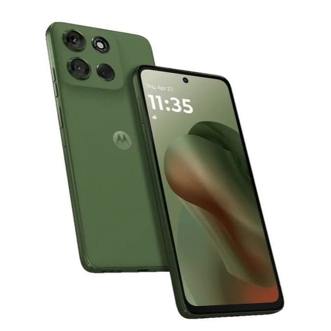Celular Motorola Moto G56 5G 256GB verde com câmera dupla e tela de 6.7 polegadas