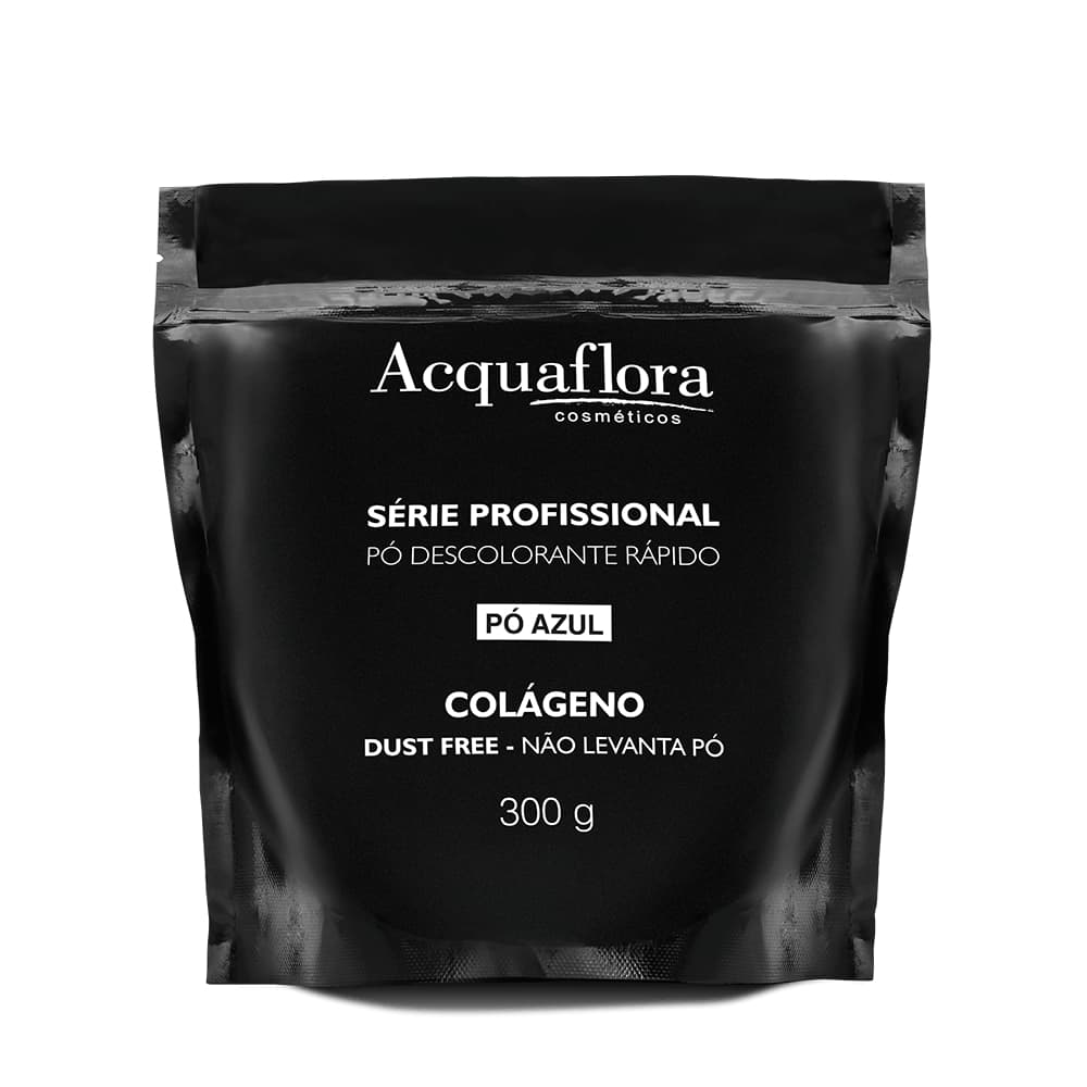 Descolorante Profissional Acquaflora 300gr Pó Azul 9tons