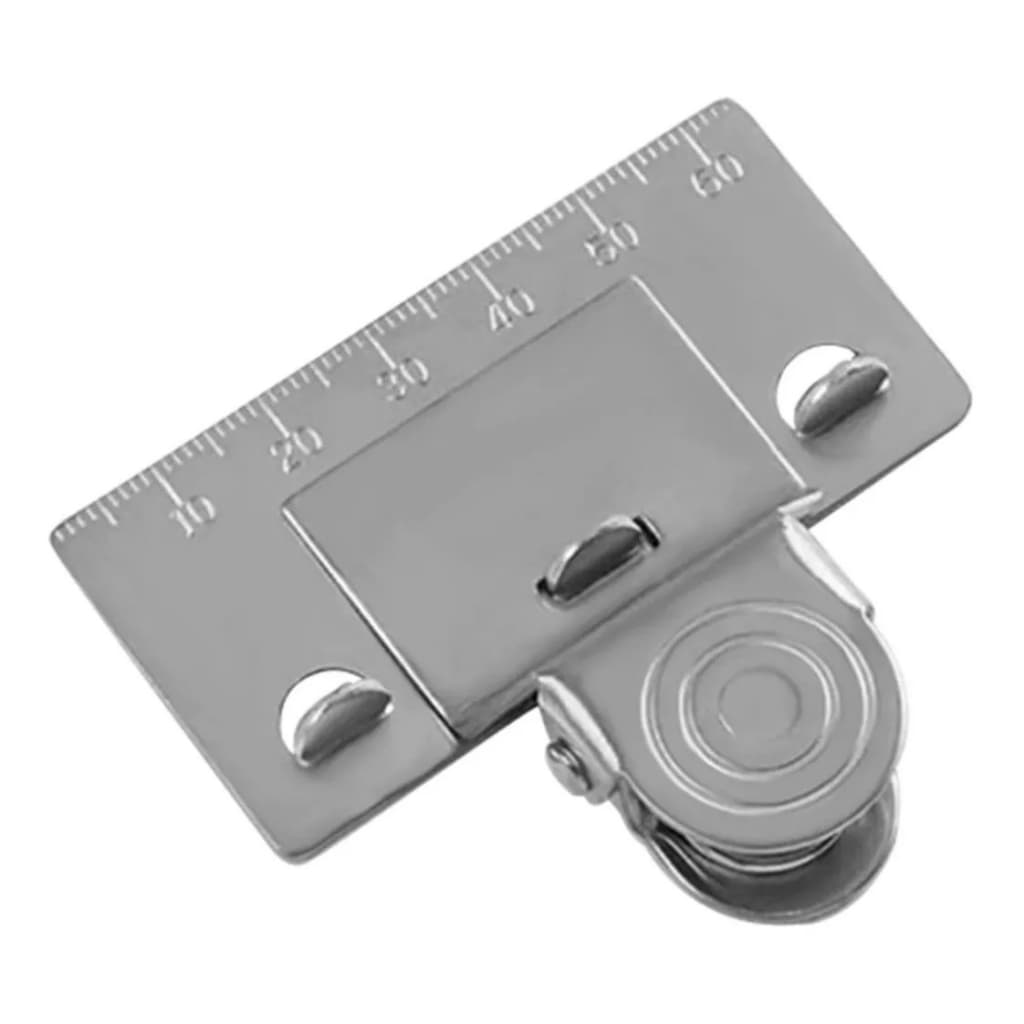 Grampo Clip Para Trena Fita Métrica Para Quina Parede
