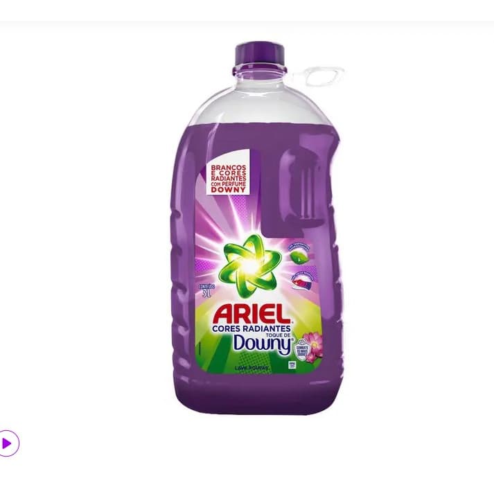 Sabão Líquido Ariel Toque de Downy Cores Radiantes 3L