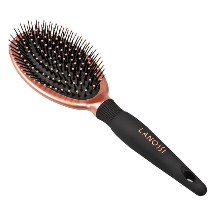 Escova Para Cabelos Raquete Oval Bronzer Lanossi LS0002 1x40x3