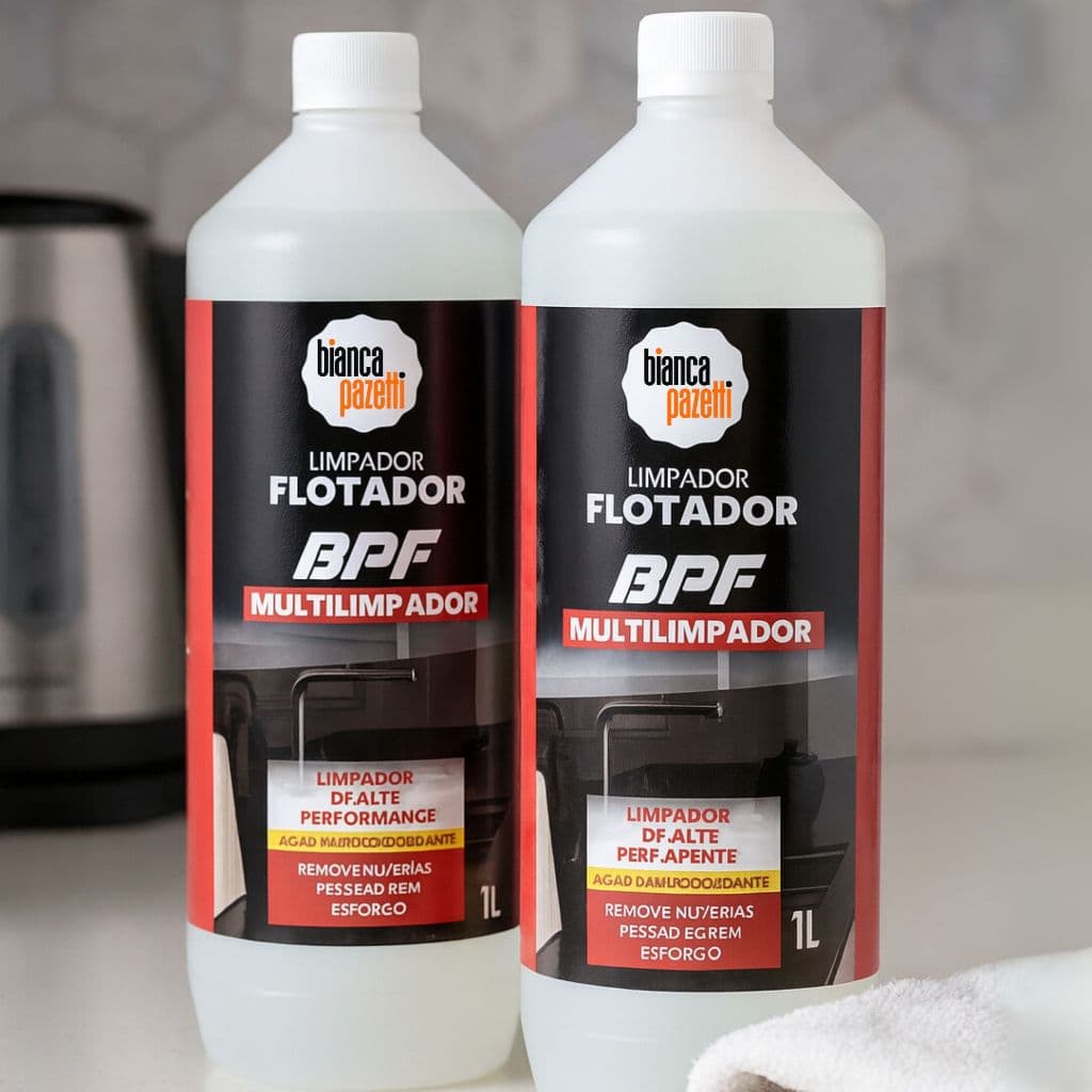 Duas garrafas de limpador multiuso BPF 1L da Bianca Pazetti