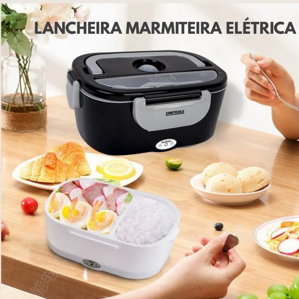 Marmiteira Elétrica Térmica Bivolt 110V/220V Portátil 1,5 Litro com Inox