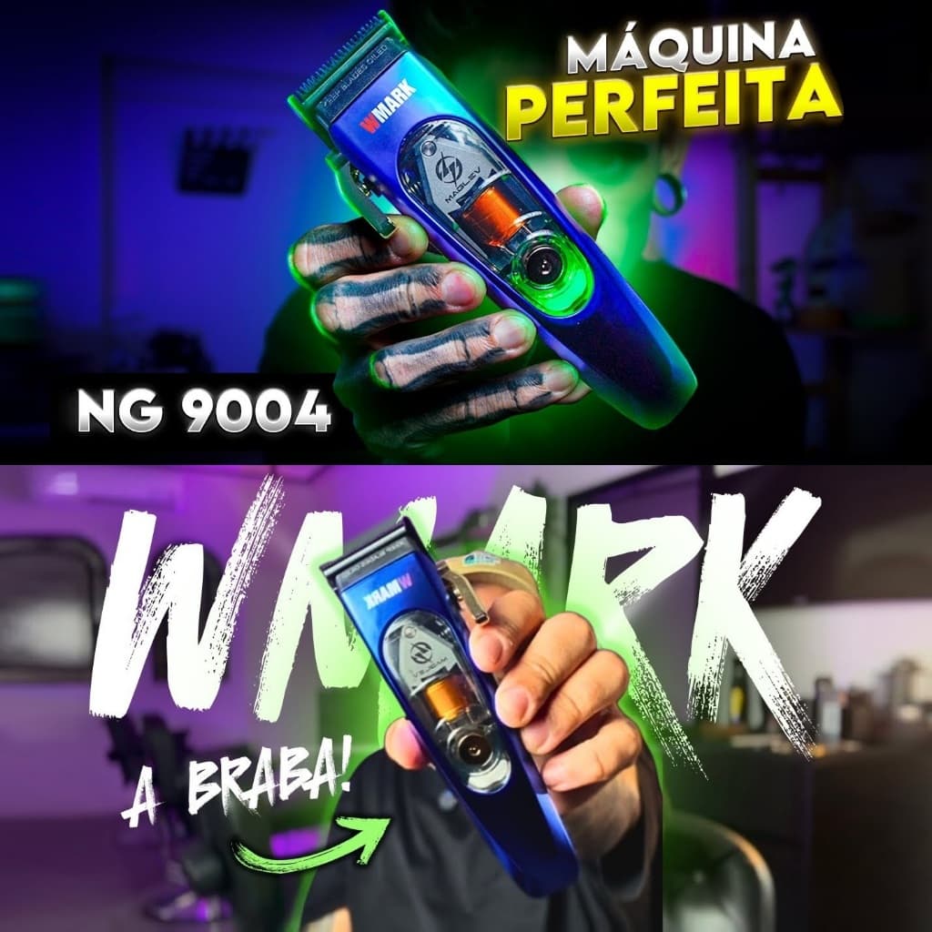 Máquina de Corte NG 9004 MAGLEV Maquina NG 9004 10000 RPM Maquina de Cortar Cabelo Wmark NG 9004