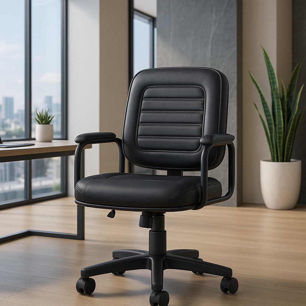 Poltrona Giratória Diretor Conforto E Design Premium