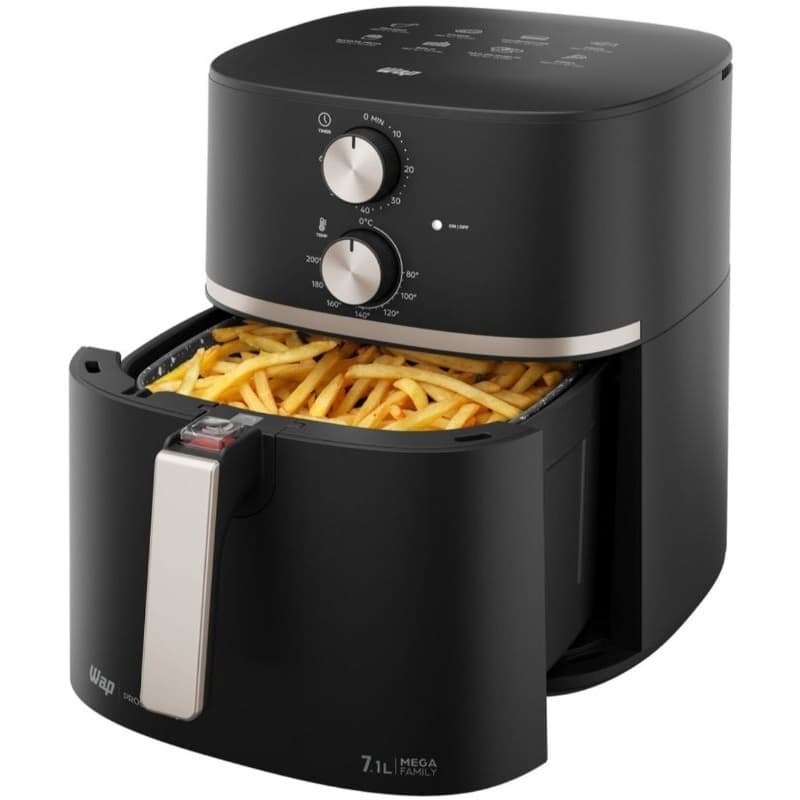 Fritadeira Elétrica Air Fryer WAP Mega Family 7,1 Litros Antiaderente