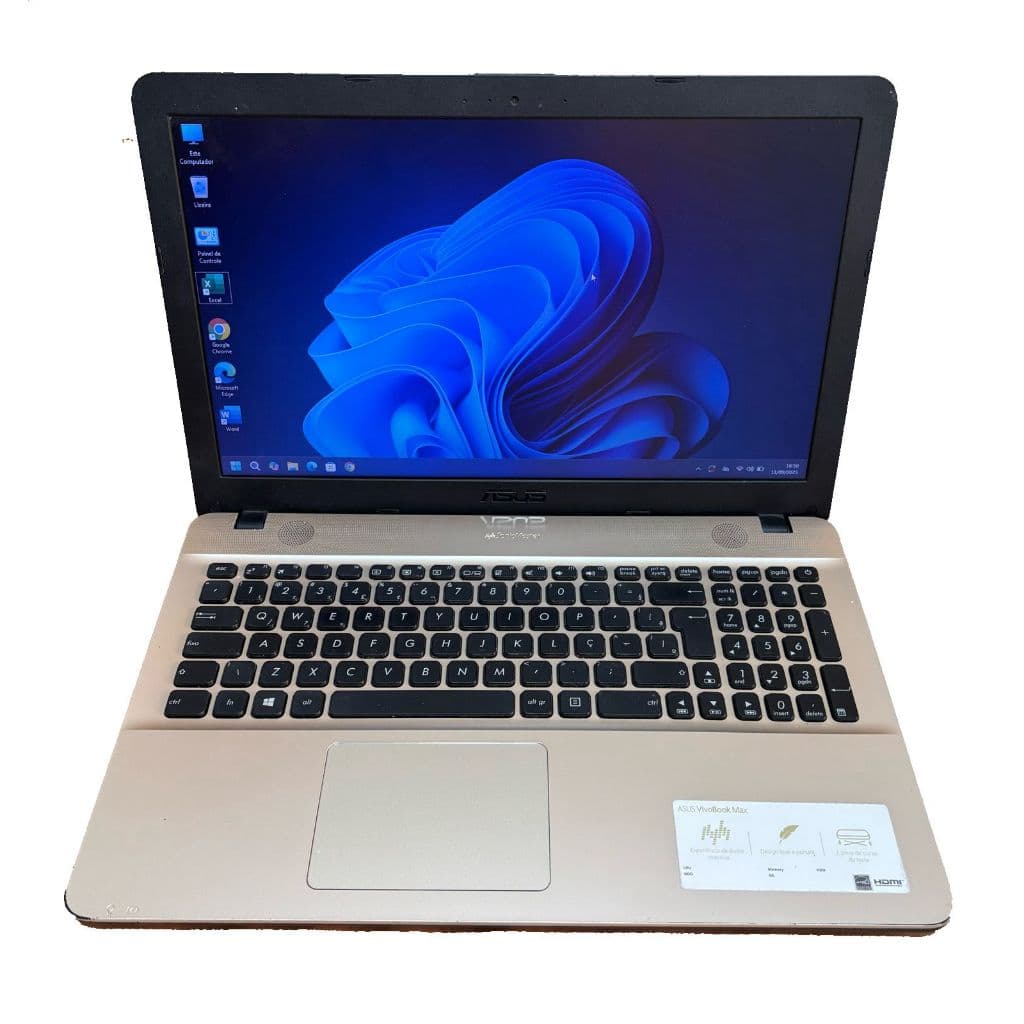 Notebook Asus Intel Celeron 4gb Ddr4 Ssd 240gb Windows 11 (Remodelado) Veja Fotos