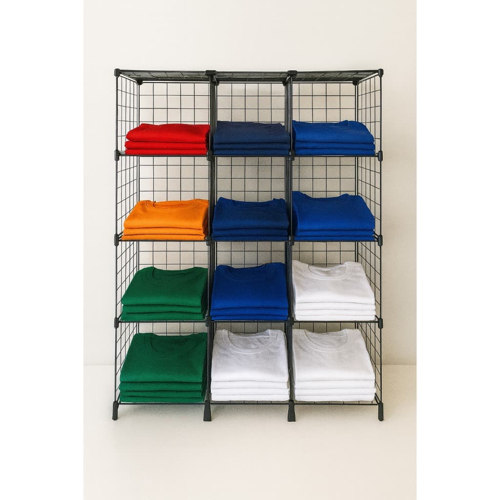 Estante Balcão Expositor Aramado 12 Nichos 30x30 3LX4A