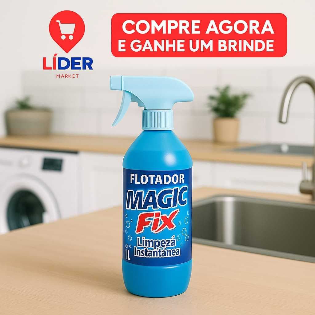 Flotador FIX 1L + BRINDE Flotador Para Limpeza Geral Sem Soda, Ácido, Cloro, Amônia Nem Solventes